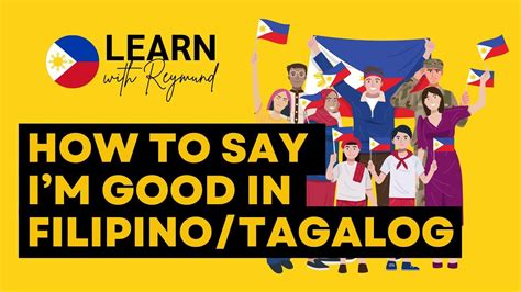 bet in tagalog|i'm good in tagalog.